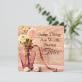 mariage Vow Renouvellement Invitation (Debout devant)