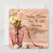 mariage Vow Renouvellement Invitation (Devant)