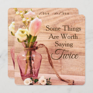 mariage Vow Renouvellement Invitation