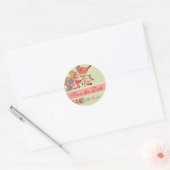 Mariage Whimsy Birds Enregistrer la date Stickers  (Enveloppe)