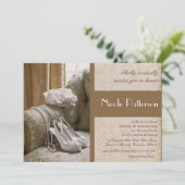 mariages chaussures perles nacelles invitation à l (Debout devant)