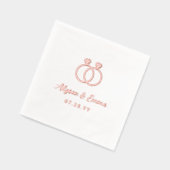 Mariages de diamants interconnectés Cercles Mariag (Gauche)