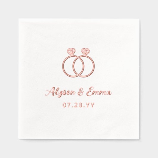 Mariages de diamants interconnectés Cercles Mariag (Recto)