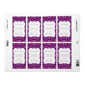 Mariages Faveurs Paquet de semences Étiquettes lai (Feuille entière)