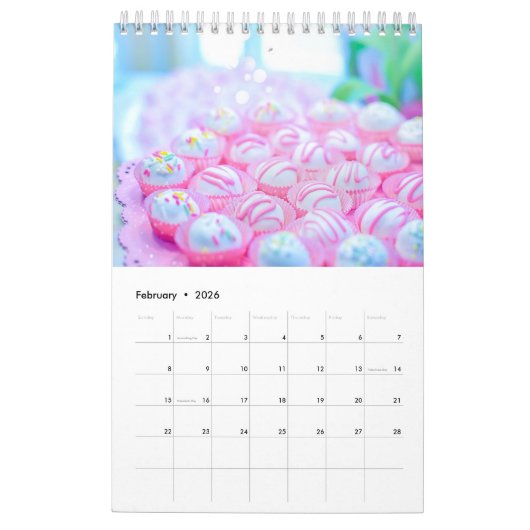 Mariages gâteaux et pâtisseries 2025 Calendrier d' (Feb 2026)