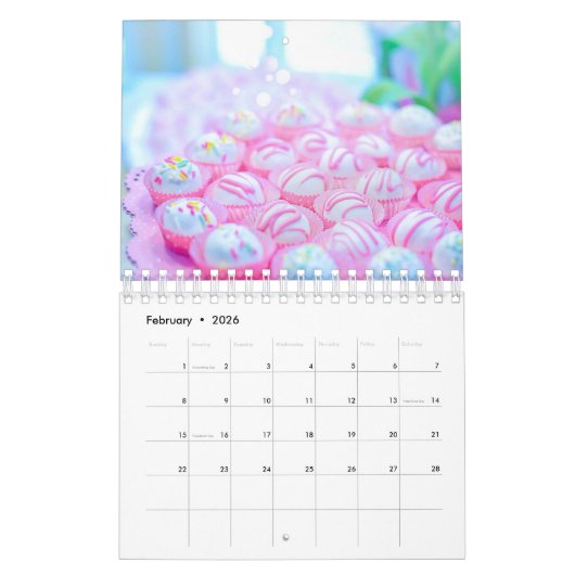 Mariages gâteaux et pâtisseries 2025 Calendrier d' (Feb 2026)