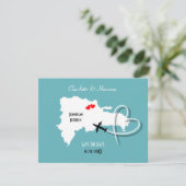 Mariages République dominicaine Save The Date (Debout devant)