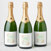 MariageVin et Étiquette de bouteille de vin mousse (Bouteilles)