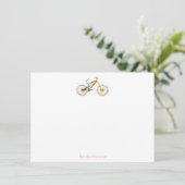 Mariah Bike Carte de note personnalisée (Debout devant)