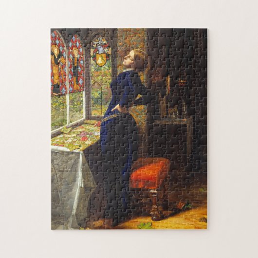 Mariana, c. 1851 van Sir John Everett Millais Legpuzzel (Verticaal)