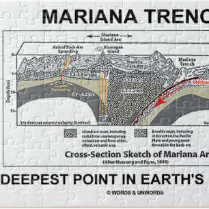 Mariana TFrench Deepest Point in Earth's Oceans Legpuzzel