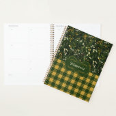 Marianne Dark Daisy Plaid Floral (Devant avec enveloppe)
