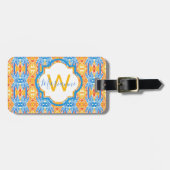 Marianne Mosaic Luggage Tag Bagagelabel (Voorkant horizontaal)