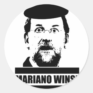 Mariano Wins! Ronde Sticker