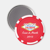 Marié À Las Vegas Magnet (Recto/Verso)