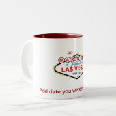 MARIÉ À Las Vegas Mug (Devant gauche)