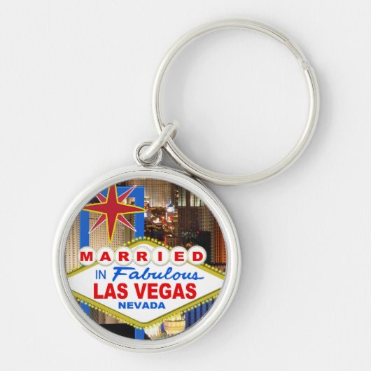 Marié à LAS VEGAS Porte-clés (Devant)