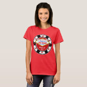 Marié à Vegas Poker Chip T-Shirt (Devant entier)