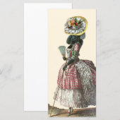 Marie Antionette Black Podle 18th Century Costume (Voorkant / Achterkant)