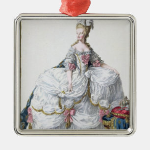 Marie Antoinette (1752-93) van 'Receuil des Estam' Metalen Ornament
