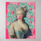 Marie Antoinette Altered Art Modern Poster tendanc (Devant)