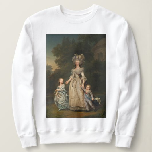 Marie Antoinette avec Enfants Sweatshirt (Design devant)