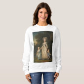 Marie Antoinette avec Enfants Sweatshirt (Devant entier)