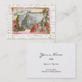 Marie Antoinette bij het Visitekaartje van Versail (Voorkant / Achterkant)