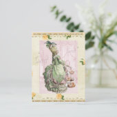 marie antoinette blank briefkaart (Staand voorkant)