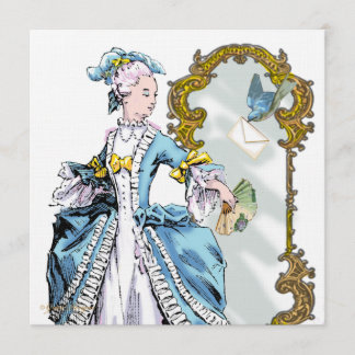 Marie Antoinette Bluebird & Mirror Kaart