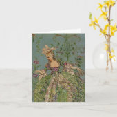 Marie Antoinette - carte (Fleur jaune)