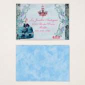 Marie Antoinette carte de visite (Devant & derrière)