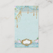 Marie Antoinette Cartes de visite (Dos)