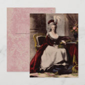 Marie Antoinette  ~ Cartes postales / Cartons d'in (Devant / Derrière)