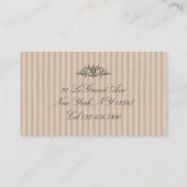 Marie Antoinette Chic ~ Carte de visite (Dos)