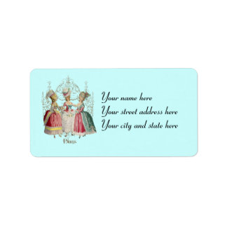 Marie Antoinette Dames in Waiting Labels