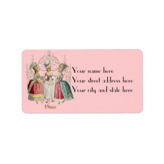 Marie Antoinette Dames in Waiting Labels
