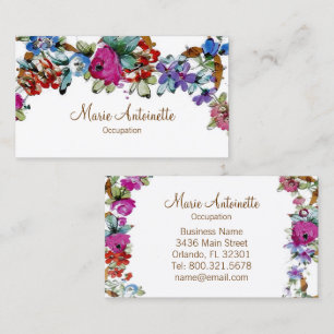 Marie Antoinette dans le carte de visite de ~ de