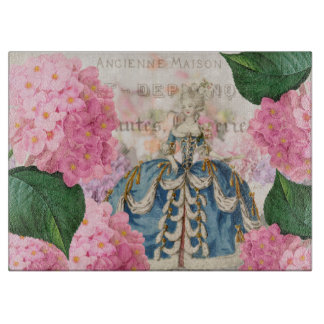 Marie Antoinette decoratieve glazen snijplank