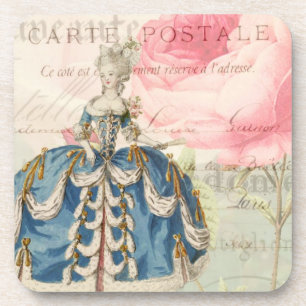Marie Antoinette Dessous de verre français
