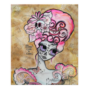 Marie Antoinette, Dia de los Muertos Foto Afdruk
