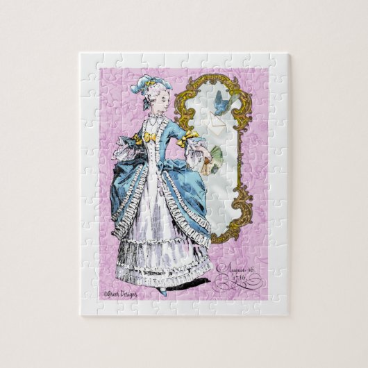 Marie Antoinette en Bluebird Legpuzzel (Verticaal)