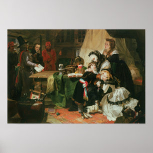 Marie Antoinette en haar kinderen Poster
