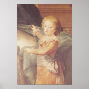 Marie-Antoinette en haar kinderen Poster