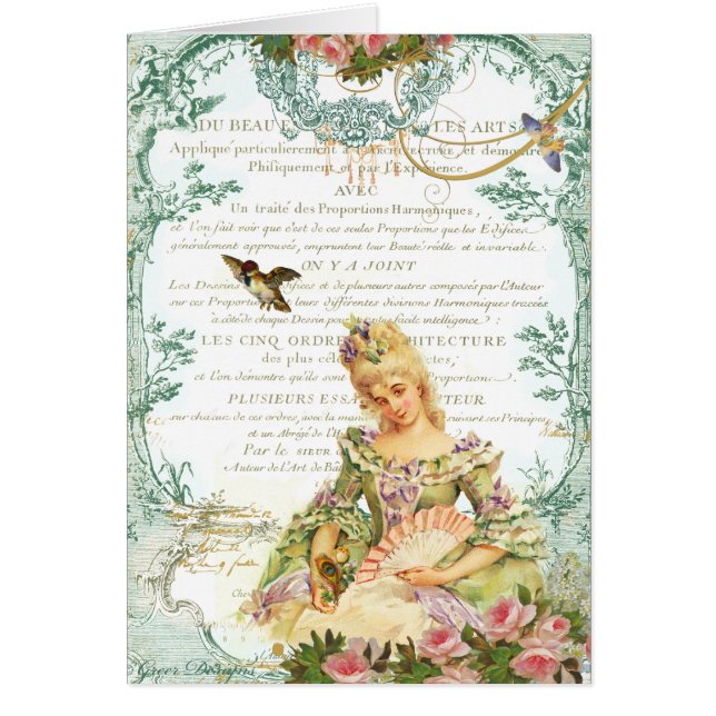 Marie Antoinette en Sparrow (Voorkant)