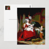 Marie Antoinette et ses enfants ~ Carte postale (Devant / Derrière)