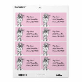 Marie Antoinette Étiquette française (Feuille entière)