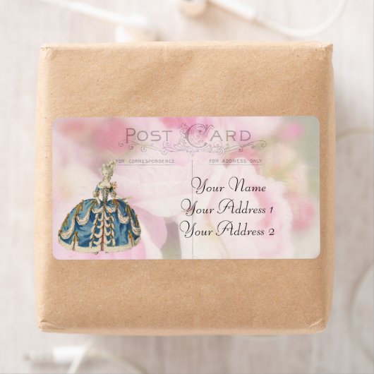 Marie Antoinette Étiquettes de adresse personnalis (En situation)