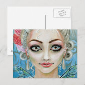 Marie Antoinette Faerie Briefkaart (Voorkant / Achterkant)