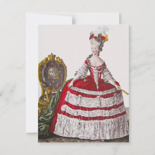 Marie Antoinette formelle ~ Invitations (Devant)